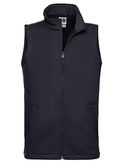 Russell Athletic Men's Smart Softshell Gilet in French Navy