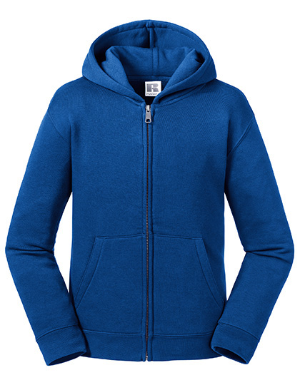 Russell Athletic Kids Authentic Zipped Hood Jacket in Bright Royal