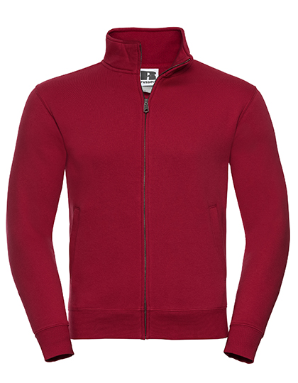Russell Athletic Men's Authentic Sweat Jacket in Classic Red