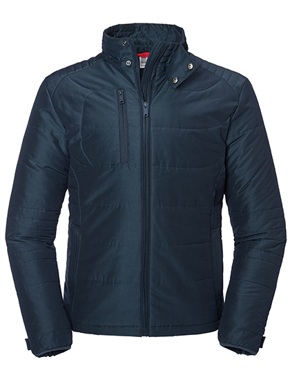 Russell Athletic Men's Cross Jacket in French Navy