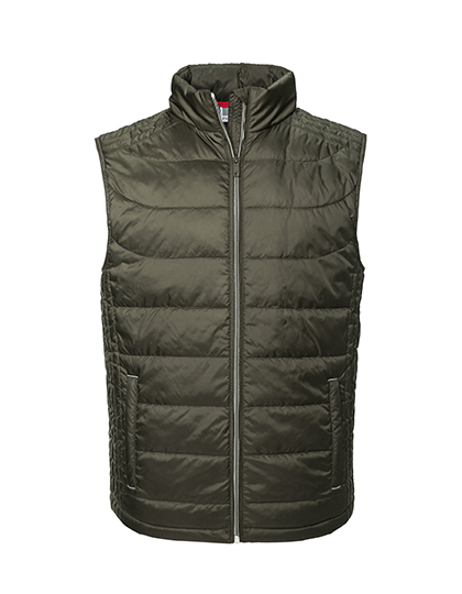 Russell Athletic Men's Nano Bodywarmer in Dark Olive