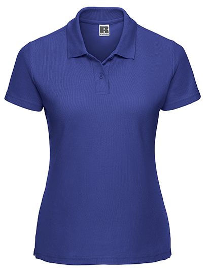 Russell Athletic Ladies' Classic Polycotton Polo in Bright Royal
