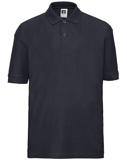 Russell Athletic Kids Classic Polycotton Polo in French Navy
