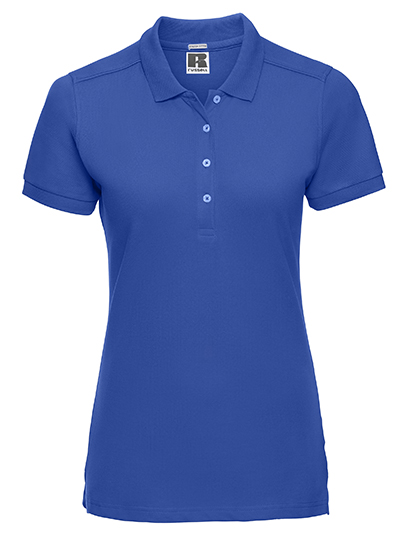 Ladies' Fitted Stretch Polo — besticken oder bedrucken lassen