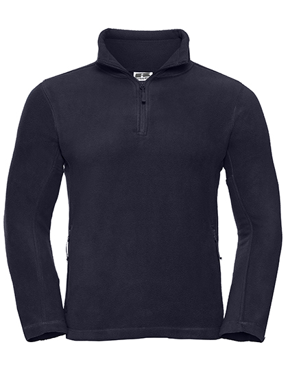 Russell Athletic Quarter Zip Outdoor Fleece in French Navy