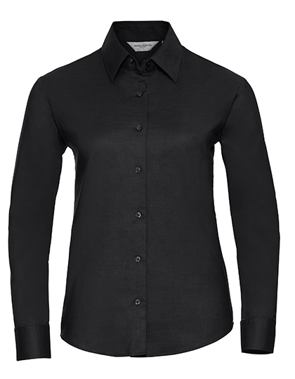Russell Athletic Collection Ladies' Long Sleeve Tailored Oxford Shirt