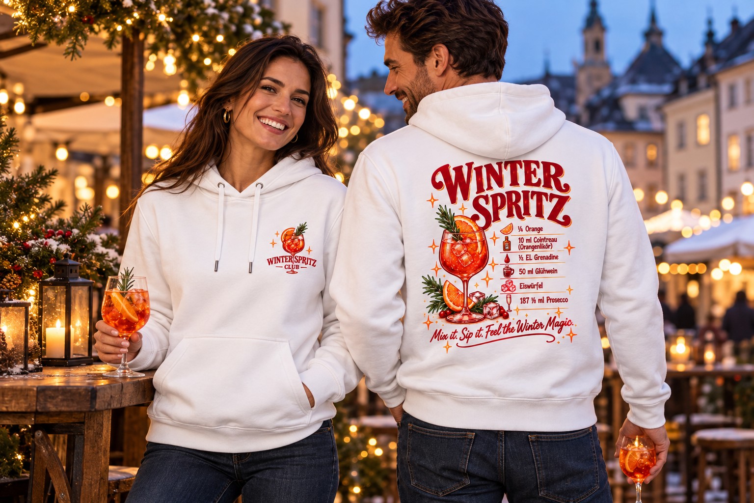 B&C BE INSPIRED Hoodie Winter Spritz