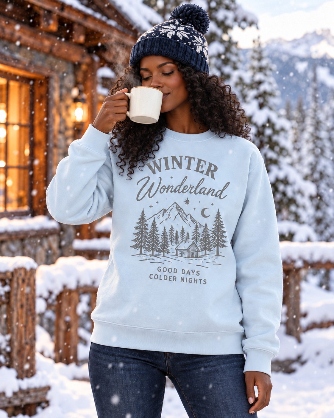 B&C BE INSPIRED Sweater Winter Wonderland